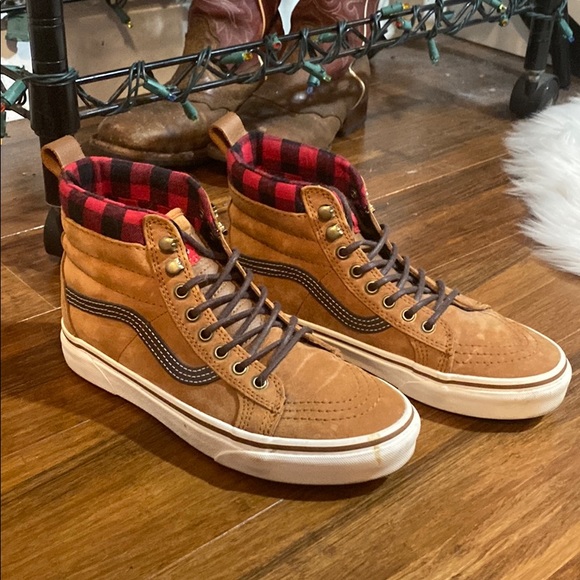 Vans Shoes | Lumberjack Vans | Color: Red/Tan | Size: 6 | Serasky's Closet